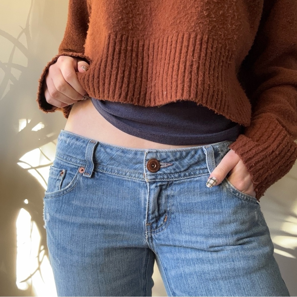 American Eagle Outfitters Light Blue Boot Cut Jeans - Picture 8 of 9
